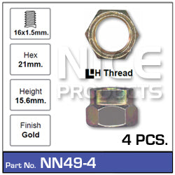 Hub-Nut NN49-4 - Nice Products | Universal Auto Spares