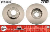 Brake Disc DF6003S - TRW