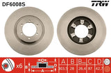 Brake Disc DF6008S - TRW