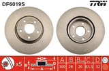 Brake Disc DF6019S - TRW