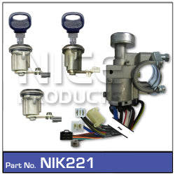 Lock Set & Switch NIK221 - Nice Products | Universal Auto Spares