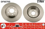 Brake Disc DF6070S - TRW