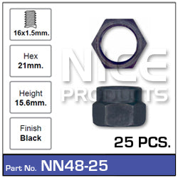 Hub-Nut NN48-25 - Nice Products | Universal Auto Spares