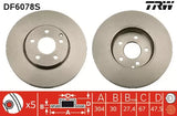 Brake Disc DF6078S - TRW