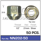 Wheel Nut NN202-50 - Nice Products | Universal Auto Spares