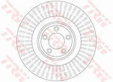 Brake Disc DF6146S - TRW