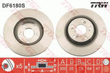 Brake Disc DF6180S - TRW