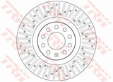 Brake Disc DF6189S - TRW
