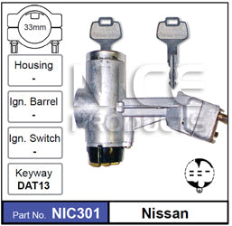 Lock & Switch NIC301 - Nice Products | Universal Auto Spares