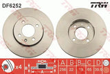 Brake Disc DF6252 - TRW
