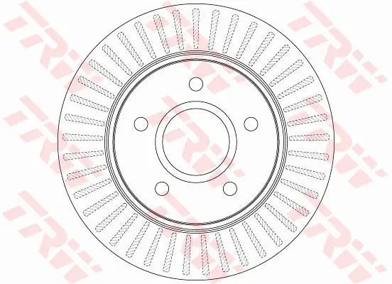 Brake Disc DF6253S - TRW