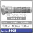 Wheel Stud S605 - Nice Products | Universal Auto Spares