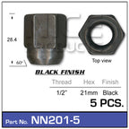 Wheel Nut NN201-5 - Nice Products | Universal Auto Spares