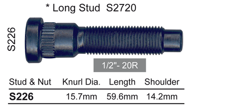 Wheel Stud S226 - Nice Products | Universal Auto Spares