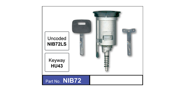 Ignition Barrel NIB72 - Nice Products | Universal Auto Spares