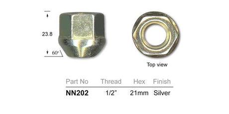 Wheel Nut NN202-100 - Nice Products | Universal Auto Spares
