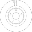 Brake Disc DF6496S - TRW