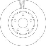 Brake Disc DF6496S - TRW