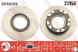 Brake Disc DF6510S - TRW