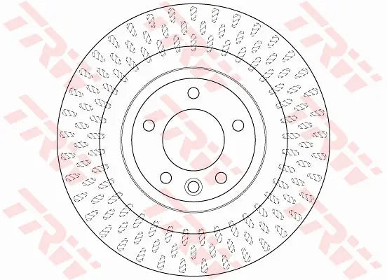 Brake Disc DF6528S - TRW