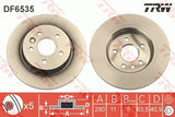 Brake Disc DF6535 - TRW