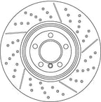 Brake Disc DF6600S - TRW