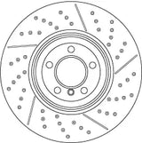 Brake Disc DF6600S - TRW