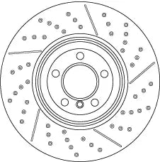 Brake Disc DF8600S - TRW