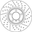 Brake Disc DF6604S - TRW