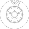Brake Disc DF6605S - TRW