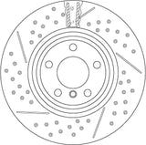Brake Disc DF6606S - TRW