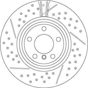 Brake Disc DF6606S - TRW