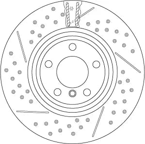 Brake Disc DF6606S - TRW