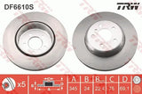 Brake Disc DF6610S - TRW