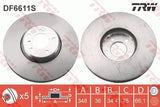 Brake Disc DF6611S - TRW