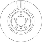 Brake Disc DF6616S - TRW