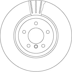 Brake Disc DF6624S - TRW