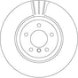 Brake Disc DF6624S - TRW
