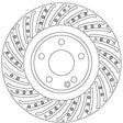 Brake Disc DF6633 - TRW