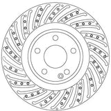 Brake Disc DF6633 - TRW