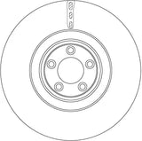 Brake Disc DF6651S - TRW