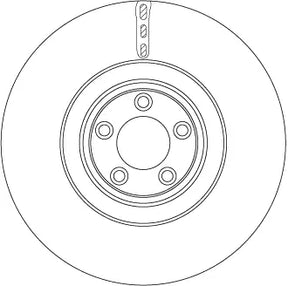 Brake Disc DF6651S - TRW