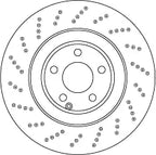 Brake Disc DF6668S - TRW