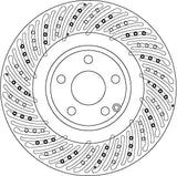 Brake Disc DF6674S - TRW