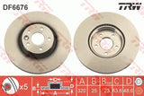 Brake Disc DF8676S - TRW