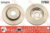 Brake Disc DF6679 - TRW