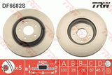 Brake Disc DF6682S - TRW