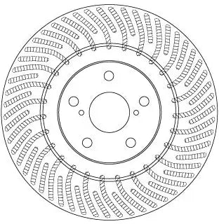 Brake Disc DF6692S - TRW