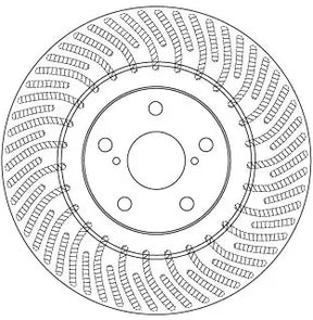 Brake Disc DF8692S - TRW