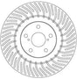 Brake Disc DF8692S - TRW